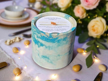 Load image into Gallery viewer, Sun Washed Linen Concrete Candle with Fresh Fragrance
Handmade concrete candle with sun washed linen fragrance and a unique, textured design