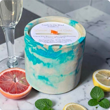 Load image into Gallery viewer, Citrus Kiss Concrete Candle/ Tropical Oasis