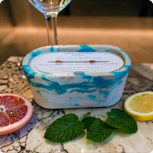 Load image into Gallery viewer, Citrus Kiss Concrete Candle/ Tropical Oasis