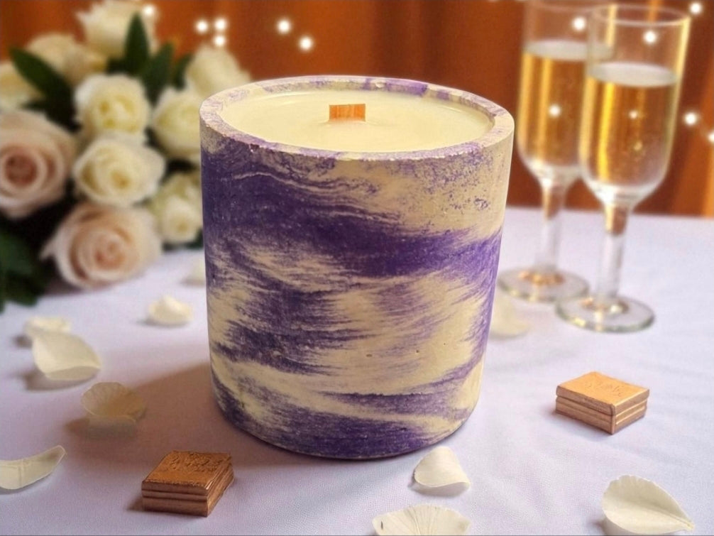 Blackberry and Saffron Concrete Candle
Luxury Handmade Candle with Blackberry and Saffron Fragrance
Unique Concrete Candle for Sophisticated Home Decor
