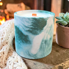 Load image into Gallery viewer, Cozy Flannel concrete candle, evoking the magic and mystery of the night with it's creamy and seductive fragrance.
