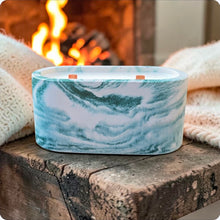Load image into Gallery viewer, Cozy Flannel concrete candle, evoking the magic and mystery of the night with it's creamy and seductive fragrance.

