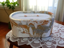 Load image into Gallery viewer, Pumpkin Pecan Waffles Concrete Candle with Fall Fragrance
Handmade concrete candle with pumpkin pecan waffles fragrance and a unique, textured design
