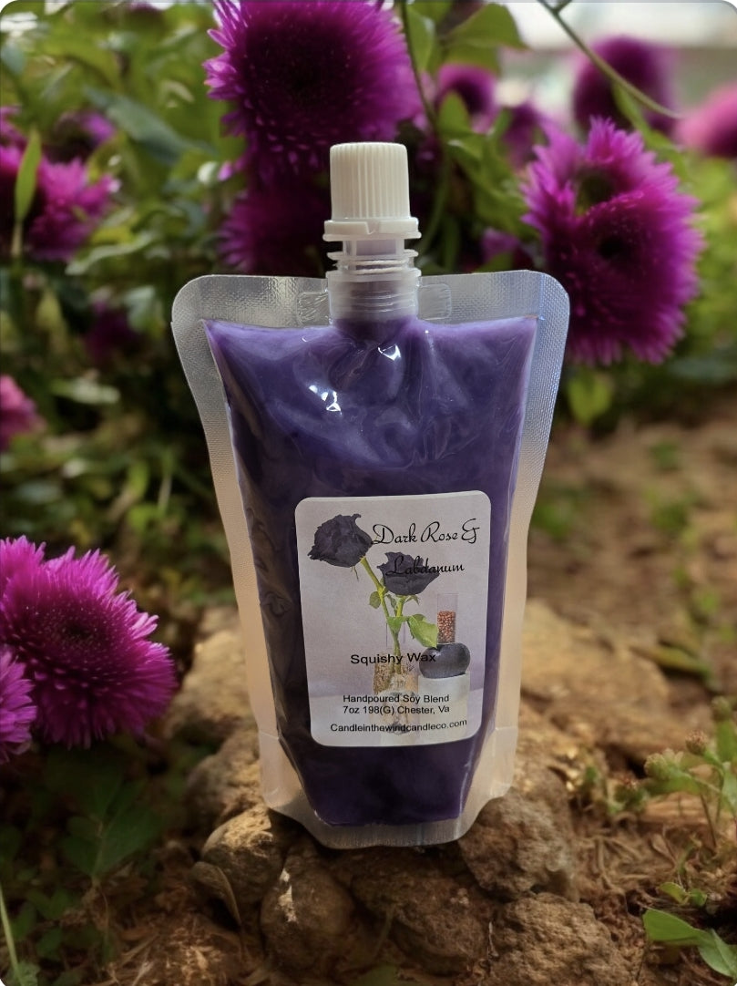 Dark Rose & Labdanum Squishy Wax