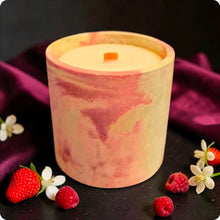 Load image into Gallery viewer, Crimson Berry Concrete Candle
