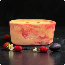 Load image into Gallery viewer, Crimson Berry Concrete Candle
